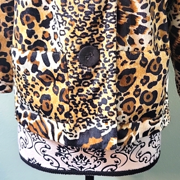 Ruby Rd Animal Print Faux Fur Jacket - Picture 5 of 8